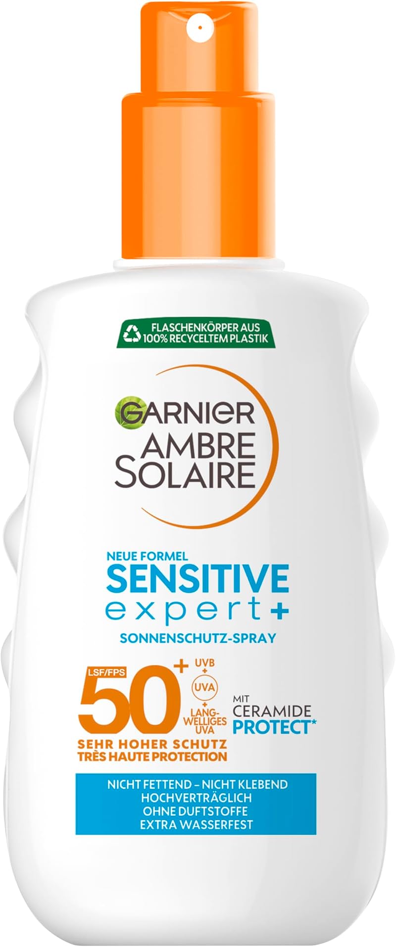 Garnier Ambre Solaire Sensitive Expert+ Sun Spray SPF 50+ Sensitive Waterproof