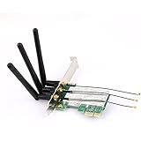 Mini PCIe to PCIe Express Adapter + 3 WiFi Antenna