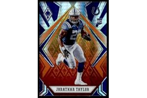 WENOKER 2020 Fanatics Exclusive Phoenix Football Fire Burst Prizm #118 Jonathan Taylor RC Rookie Indianapolis Colts Official NFL Trading CardQ