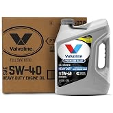 Valvoline Premium Blue Extreme SAE 5W-40 Full Synthetic Diesel Engine Oil 1 GA, Case of 3