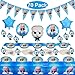 Baby Boss Birthday Decorations, Baby Boss Party Supplies Set, Baby Party Supplies, Children Carnival Party Supplies Decoration - Banner, Balloon, Napkins, Blowouts, Pennant