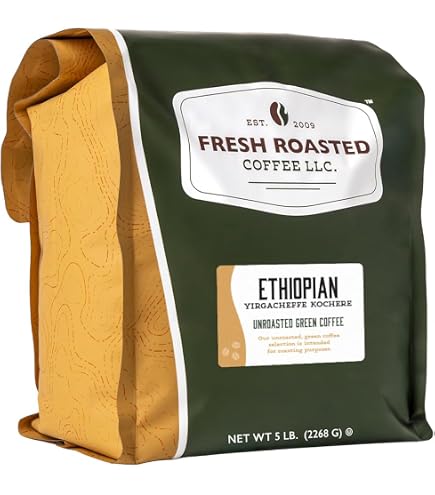 Ethiopia Yirgacheffe Unroasted Green Coffee Beans - 2-40lb - Specialty Grade, Washed, Ethiopian Heirloom By Smokin Beans