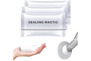 BENKSAAS Waterproof Sealant Mastic, 2025 Upgrade Waterproof Repair Sealing Clay, Cement Crack Filler,Quick Mending Mud for Drain Connection, Wall Hole, Air Conditioning Hole (3)