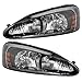 Brock Replacement Driver and Passenger Set Halogen Headlights Compatible 25851404 25851403