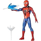 Marvel Spider-Man Titan Hero Series Blast Gear Action Figure Toy with Blaster, 2 Projectiles and 3 Armor Accessories, for Kids Ages 4 and Up