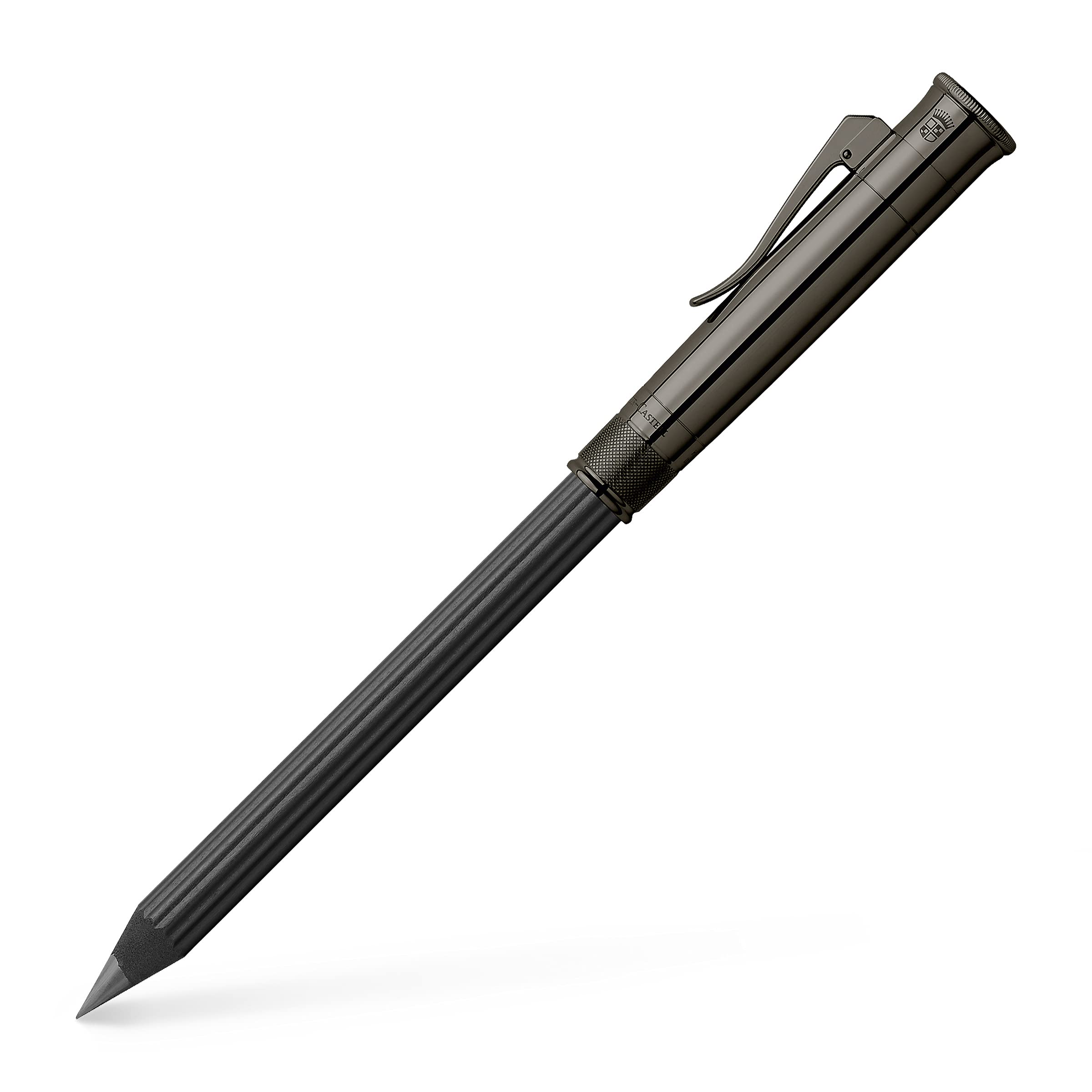 Graf von Faber-Castell Magnum Platinum Plated Perfect Pencil - Black
