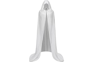 Giftdigger Men Women Velvet Cloak with Hood, Adult Velvet Cape with Hood, Renaissance Halloween Witch Cloak,Velvet Cape Men