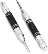 QWORK 2 Pack Automatic Center Punch 5 Inch Spring Loaded Hole Marker Tool view 7