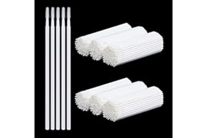 POCMKO 600PCS Micro Applicator Brushes, Long Brush Tip Micro Swabs, Lash Mascara Wands Applicators, Disposable Eyelash Extens