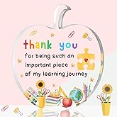 Teacher Appreciation Gifts - Teacher Gifts for Christmas - Teacher Gifts for Women - Thank You Graduation Gifts for Women Teacher Classmate Study Partner Roommate, Acrylic Plaque Home Office Decor