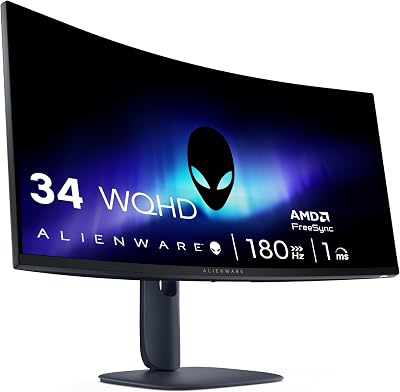 34 Monitor Gaming - AW3425DWM, WQHD (3440x1440), 180Hz, VA, 1ms