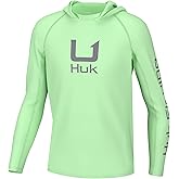 HUK Boys Icon X Hoodie, Fishing Shirt with Sun Protection for Kids