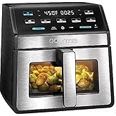 Toaster Oven Air Fryer Combo 17 cooking presets 1700W french door digital air fryer oven 24L capacity accessories, convection