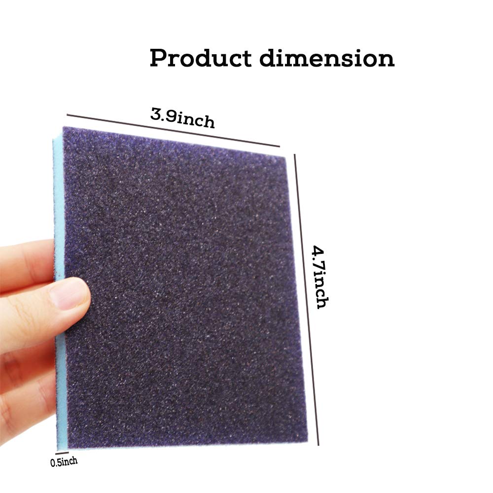 14Pcs Sanding Sponge Coarse Medium Fine Sanding Sponges Assortment for