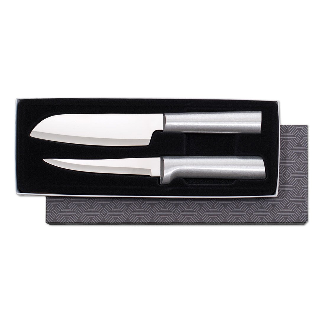 Rada Cutlery Two Piece Knife Set – Stainless Steel Cook’s Choice Gift Set with Aluminum Handles