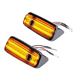 Astra Depot Dark Smoked Lens Amber LED Side Marker