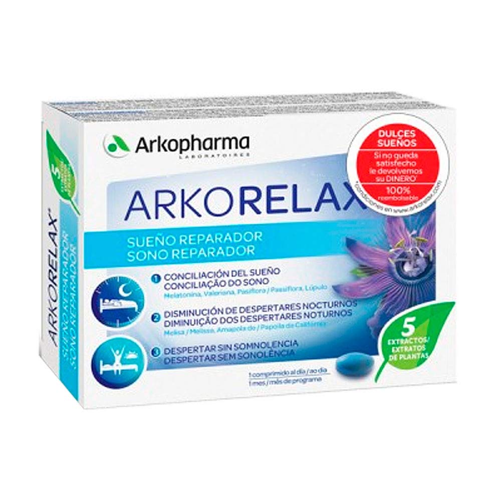 Arkpharma DUPLO Arkorelax Sueño, 2x30comprimidos: Amazon.es: Salud ...
