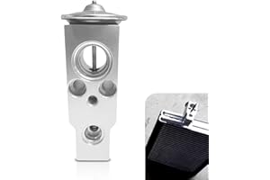 GRANDI Car A/C Expansion Valve, Steam Engine Air Conditioning Valve, Universal A/C System Repair Accessories, 80213TF0G01 19205241 80211-TP5-H11 80221TZ3A41, for Most Cars (Silver)