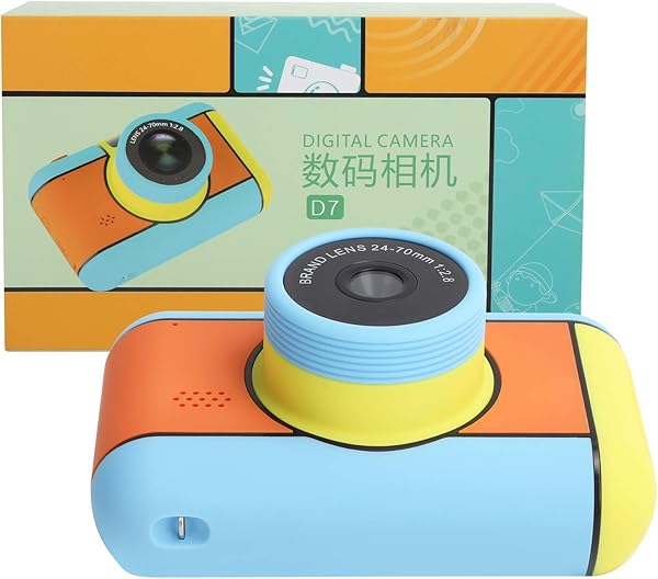 Mini Camera ABS Material Camera for Kids with Long Rope for Childrens Gifts for Travel