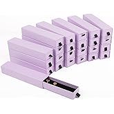 Nsmykhg Jewelry Gift Box,24 Pack Luxury Jewelry Gift Box Velvet-Lined,Drawer Style Gift Box,Luxury Organizer for Necklace & Bracelet, 8.3x1.8x1.4 Inches (Purple)