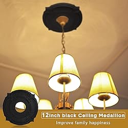 2 Pieces PU Ceiling Medallion Decorative Ceiling
