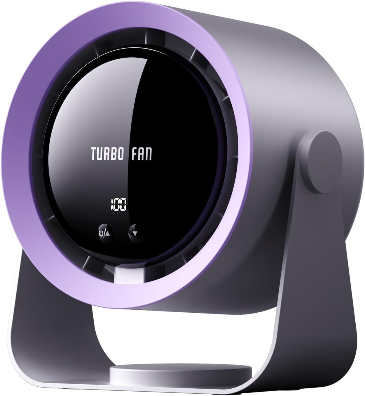 Photo 1 of Portable Desk Fan - Quiet 5400mAh Rechargeable Table fan with Turbo Airflow - 100 Speed Digital Display&105° Adjustable Tilt - Wall Mount Small Desk Cooling Fan for Bedroom Office Home Travel Camping