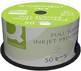 Q-CONNECT KF18020 52x Inkjet Printable CD-R Discs 700MB 80min 50 Pack view 2