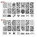 Stamping Nail Art, Gosear 10 PCS Nail Stamping Image Plates Manicure Designs Polish Art Stamping Plate Nail Art Stamp Plate