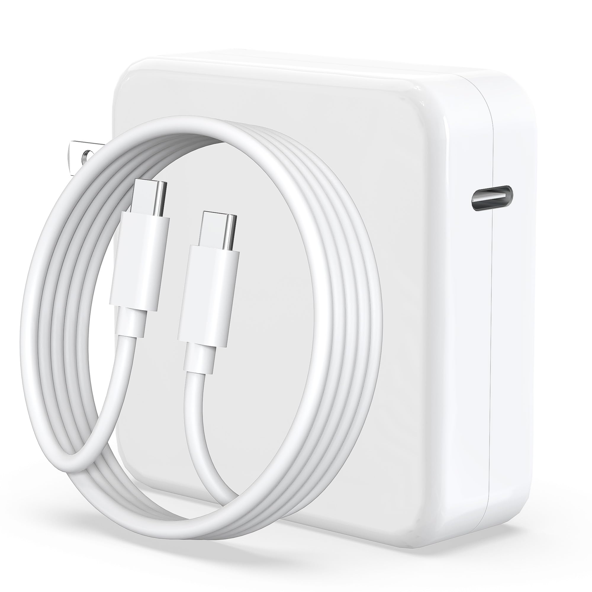 Photo 1 of 100W USB C Super Fast Charger,Mac Book Pro Charger for Compatible with M acBook Pro 16, 15, 14, 13 Inch, Mac Book Air 13 Inch, iPad Pro 2022/2021/2020/2019/2018, Included 5.9 ft USB C to C Cable
