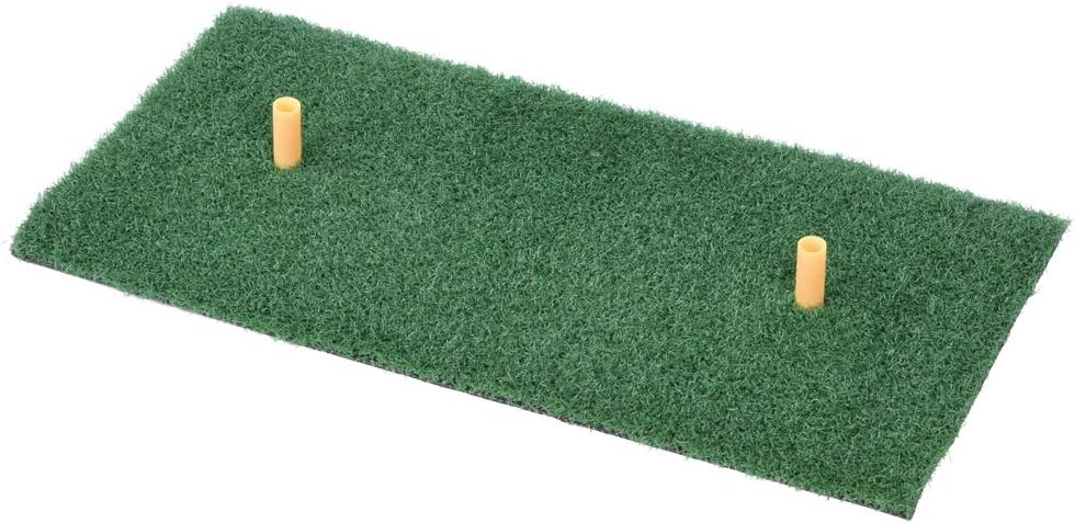 VGEBY1 Golf Schlagen Pad, Mini Nylon Gras SBR lebensechte Kunstrasen