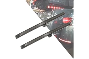 HDBUBALUS Motorcycle Rear Fender Blades Tail Light Led Brake Stop Running Lamp for Harley Touring Trike Glide 2009-2025 (Color: Smoke)