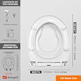Ibergrif M41002-2 O Shape Family Toilet Seat with Child Seat Built-in view 3