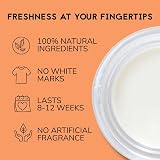 The Natural Deodorant Co Active Orange Bergamot 55g Aluminium Plastic Free view 3