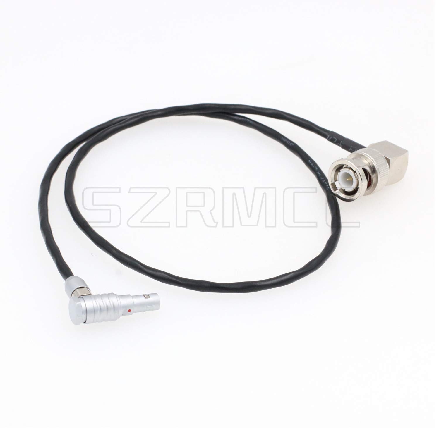 SZRMCC Time Code Input Cable for Red Epic Scarlet DSMC2 Camera Right Angle 00B 4 Pin Male to BNC Male