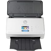 HP ScanJet Pro N4000 snw1, Fast 2‑Sided Scanner with Auto Document Feeder, Best for Small Business (6FW08A)