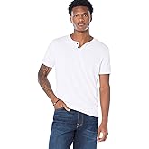 Lucky Brand Mens Venice Burnout Notch Neck Tee Shirt