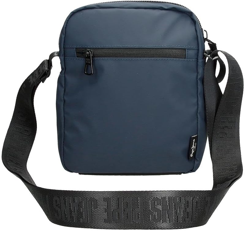 Hoxton Umhängetasche, mittelgroß, Blau, 17 x 22 x 6 cm, Polyester, blau, Talla única, Mittelgroße Umhängetasche