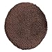 mDesign Soft Microfiber Polyester Bathroom Spa Rug Set - Water Absorbent, Machine Washable, Non-Slip - Includes 3 Rectangular Accent Rugs, Contour Mat, Toilet Lid Cover - Set of 5 - Chocolate Brown