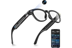 EpochTec 8MP Camera Glasses, AI Smart Glasses with Real-Time Translation &amp; Object Analysis | HD 1200P 4K Video Recording, No WiFi Required Color-Change Sunglasses with Camera for Men Women (32GB)3.5 out of 5 stars 28$76.99