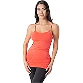 Boca Rosa Basic Seamless Camisole - Women's Stretchy Nylon Span Tanks