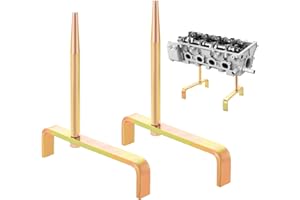 NYXOVA Cylinder Head Stands, 2pc Engine Cylinder Head Bracket with Tapered Mandrels, Cylinder Head Work Stand Set for Engine Maintenance and Storage