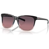 Costa Woman Sunglasses Shiny Black Frame, Gray Lenses, 57MM
