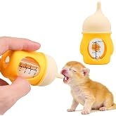 Puppy Bottles for Nursing，Kitten Bottles for Nursing，Pet Feeding Bottle，(Yellow- 20ml)