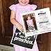 Kindergarten First & Last Day of School Photo Prop Sign - Primary Pennant Flags Chalkboard Design
