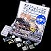 kuman UNO R3 Project Complete Starter Kit with TUTORIAL for Arduino (66 Items) including UNO R3 controller board, Sensor module kits, LCD, Servo, Stepper Motor k27