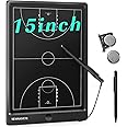 Newnaivete Electronic Basketball Coach Board - Premium Tactical Marker Board with Large LCD Screen and Stylus Pen, Digital Rechargeable Basketball Training Equipment for Coach and Game Plan