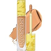 Kosas Revealer Concealer - Medium Coverage Makeup with Hyaluronic Acid, Conceals Dark Circles Under Eyes, Dark Spots and Blemishes + Brightens, Hydrates, Long-Lasting & Vegan, (Tone 6.8 W)