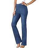 stretch denim bootcut leggings