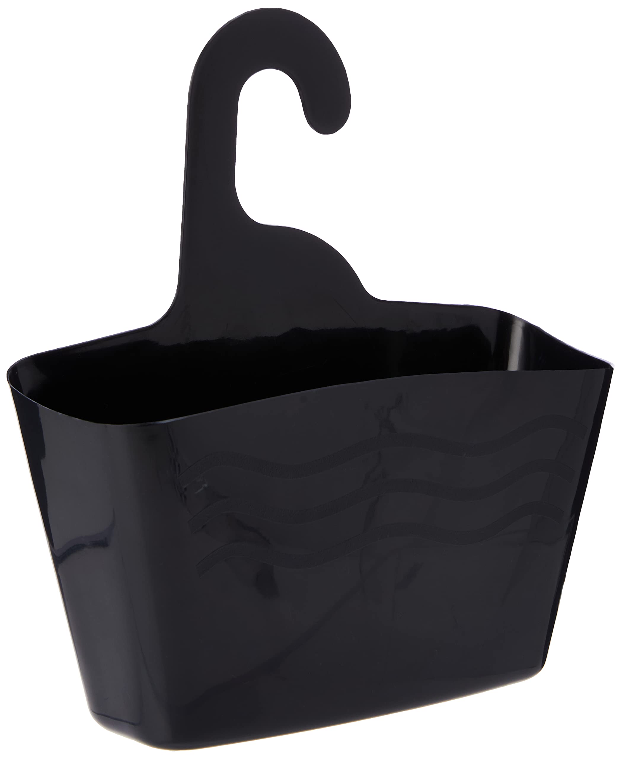 Douceur d‘Intérieur - Plastic Hanging Shower Basket 24 x 9.5 x 25.6 cm black