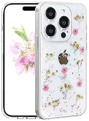 CEOKOK for iPhone 14 Pro Case Clear with Real